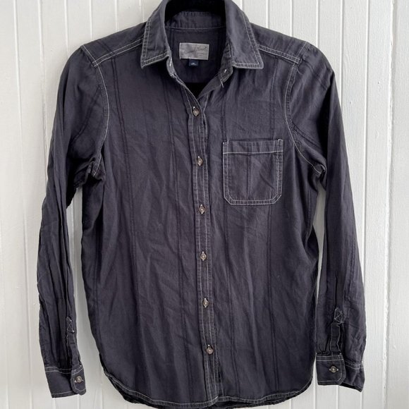 Universal Thread Collared Cotton Linen Button Down Size S - Picture 2 of 4